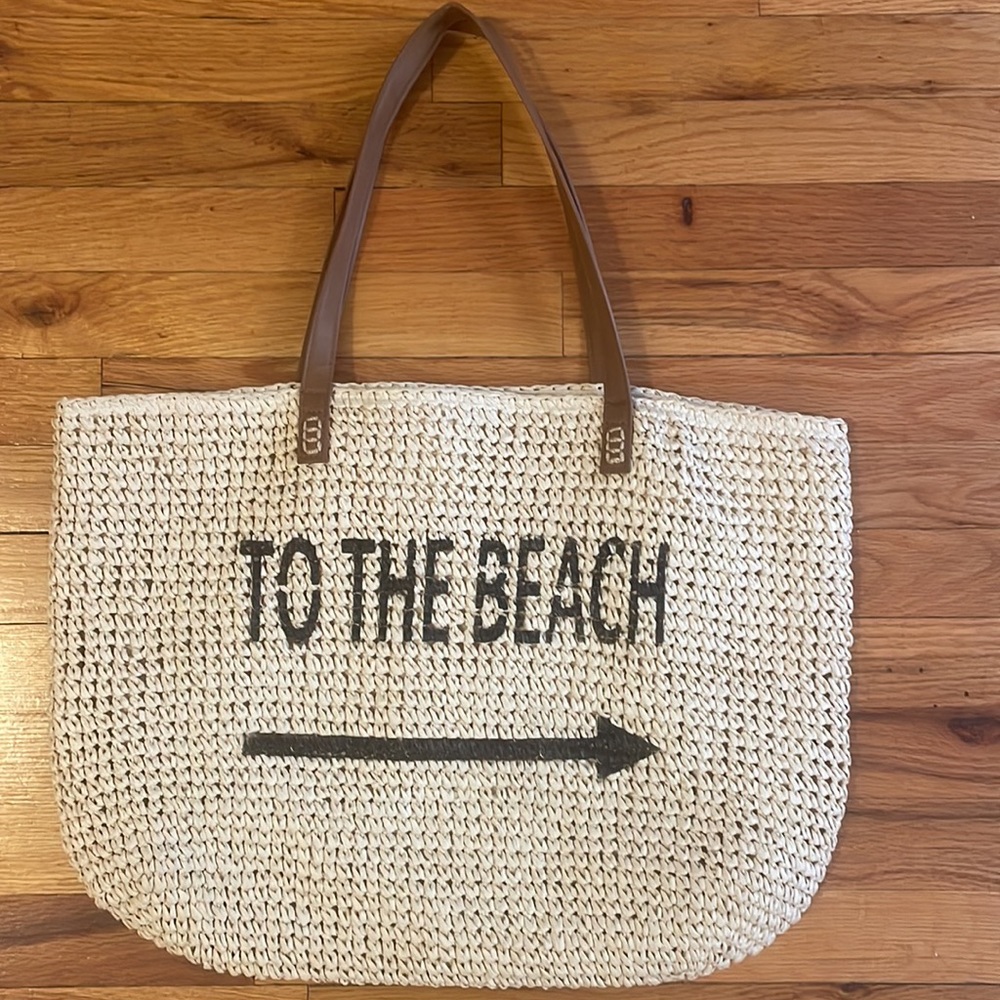 Style & Co ‘To The Beach’ Straw Tote Bag